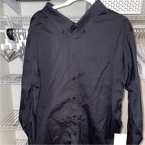 Balenciaga Charcoal Button-Up Shirt